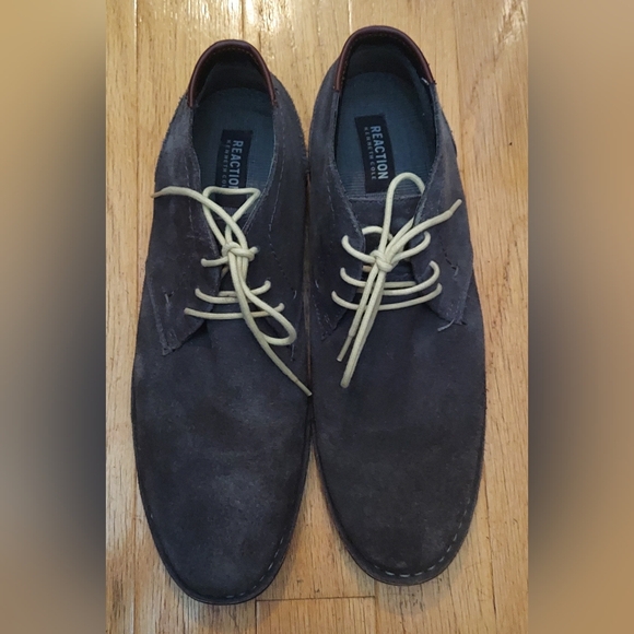 REACTION KENNETH COLE "DESERT WIND" MEN'S GREEN SUEDE CHUKKA BOOTS SIZE 13 M - Picture 3 of 12